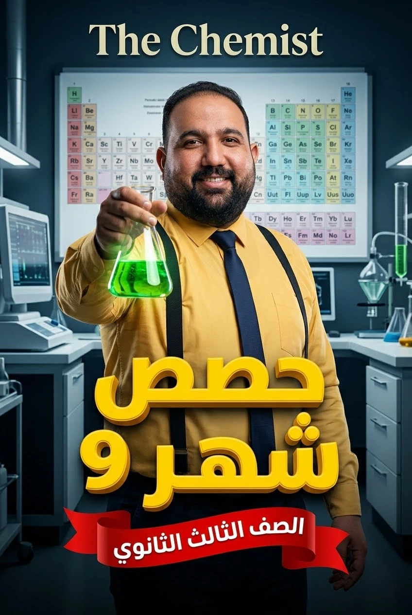 حصص شهر ٩ الصف الثالث الثانوي كيمياء (مستر حسين احمد)