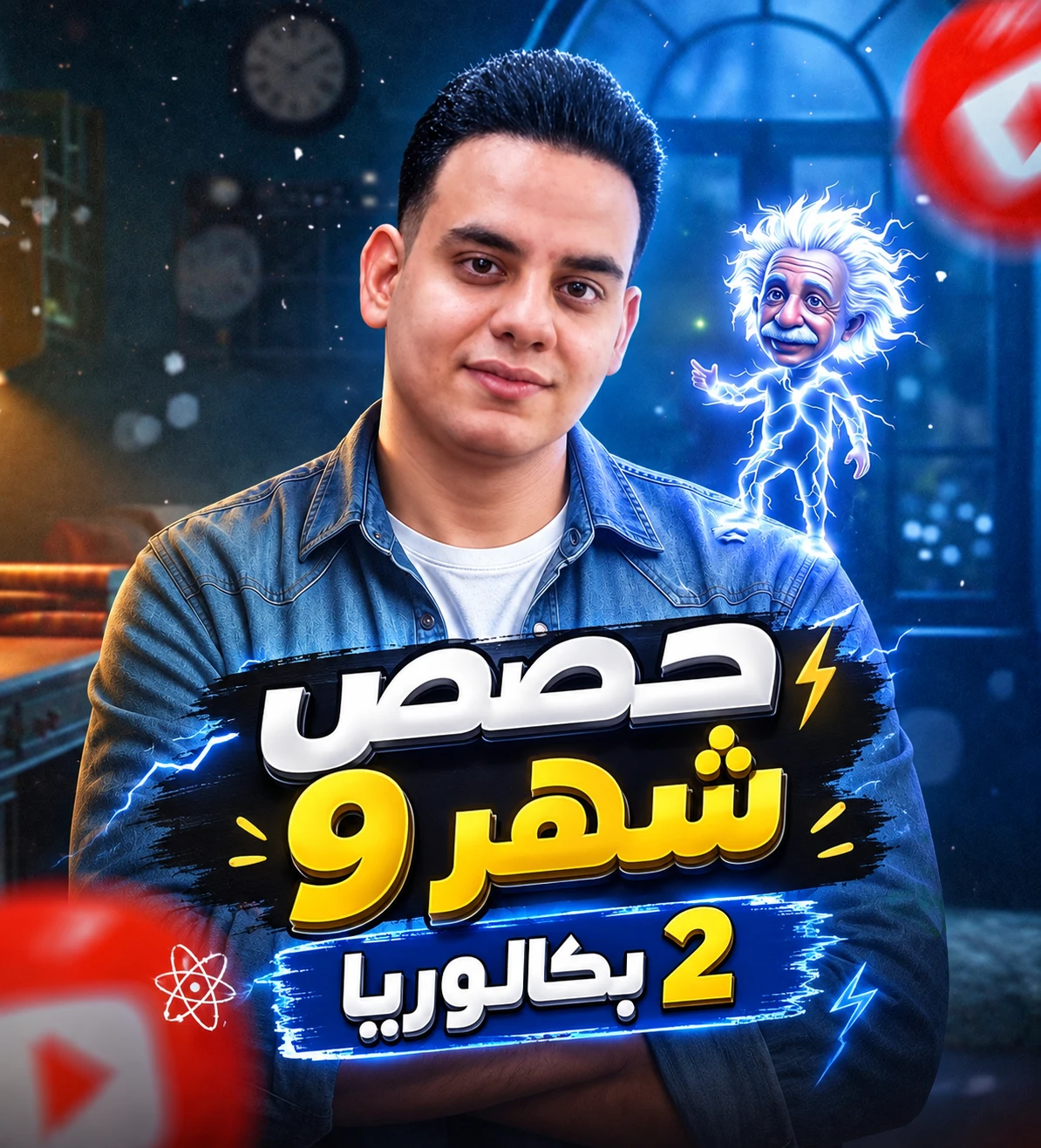 حصص شهر ٩ الصف الثاني بكالوريا  فيزياء ( مستر ابراهيم اشرف)