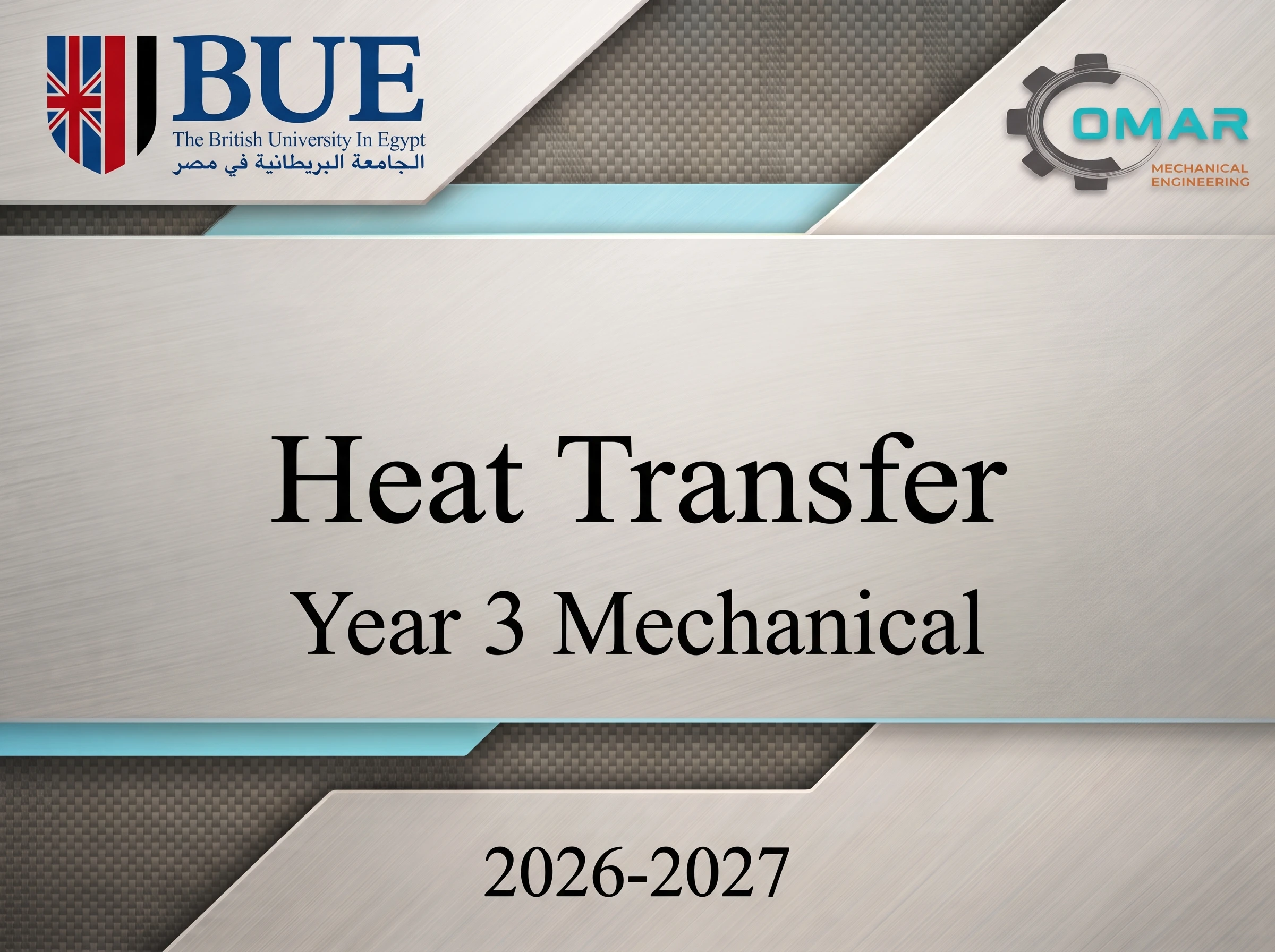 Heat Transfer (2026-2027)
